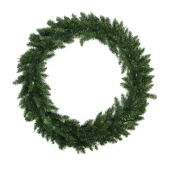 Green Buffalo Fir Artificial Christmas Wreath - 72-Inch, Unlit