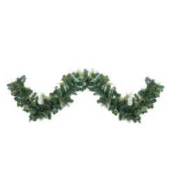9' Assorted Foliage And Needle Branch Christmas Garland - Unlit